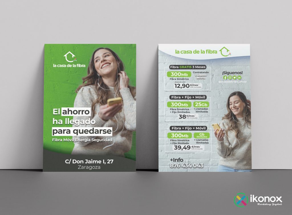 Flyer realizado por Ikonox Marketing Digital