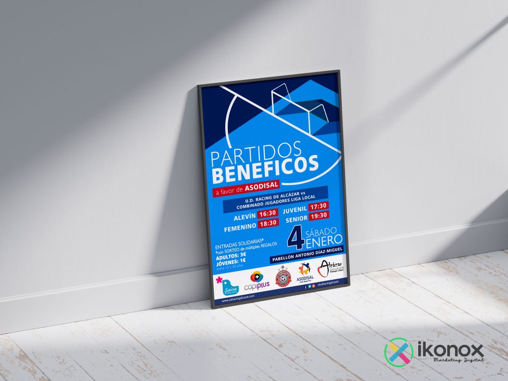 Cartel realizado por Ikonox Marketing Digital
