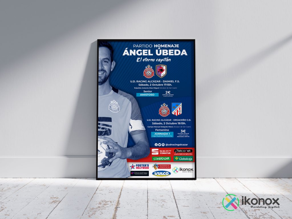 Cartel realizado por Ikonox Marketing Digital
