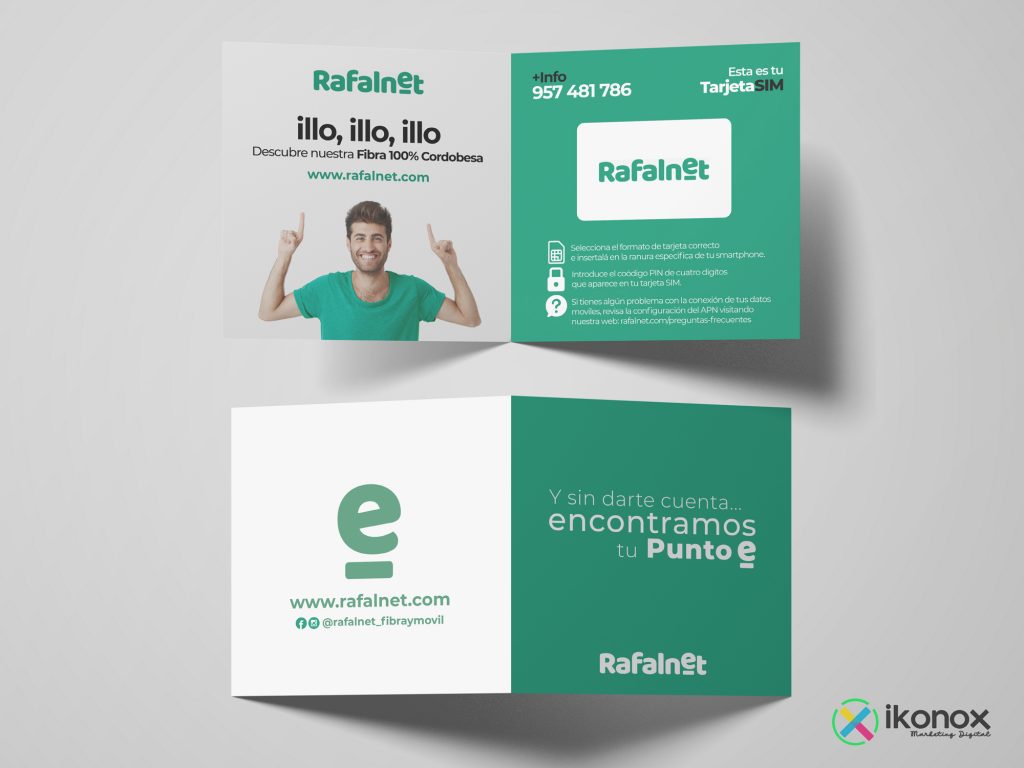Díptico creado por Ikonox Marketing Digital