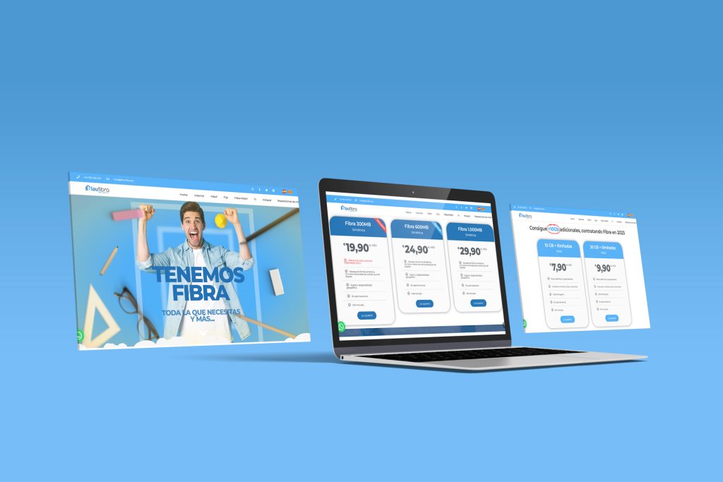 Creación de página web realizada por Ikonox Marketing Digital