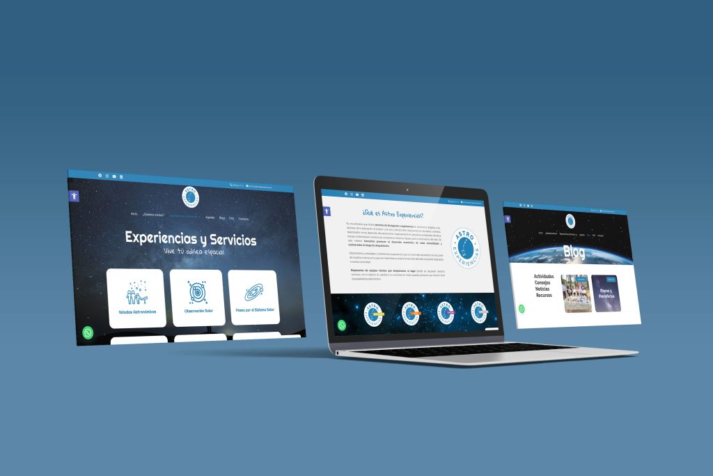 Creación de página web por Ikonox Marketing Digital