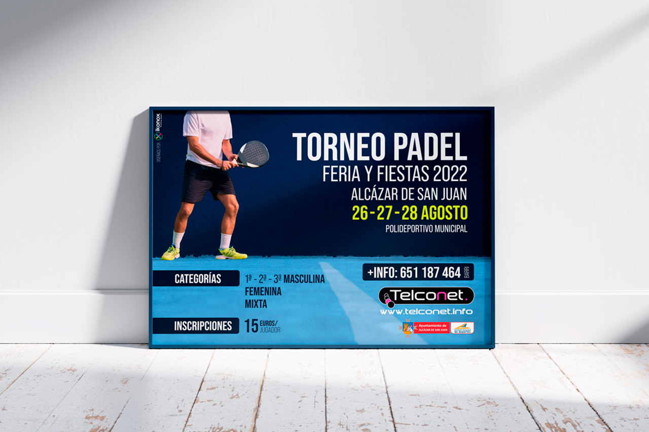 Cartel realizado por Ikonox Marketing Digital
