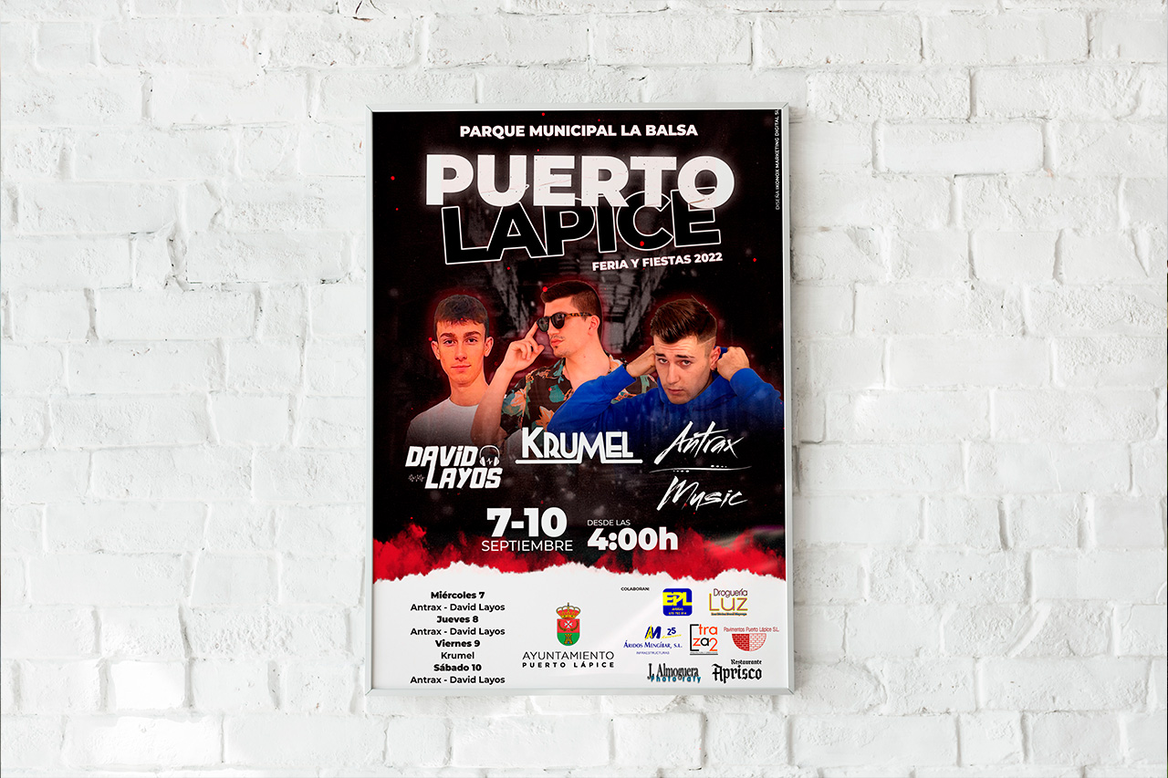 Creación de cartel realizado por Ikonox Marketing Digital